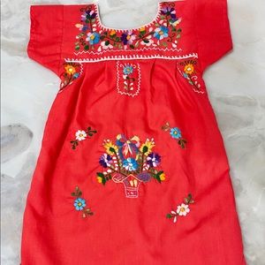 Mexican Toddler Girl Dress (2T)